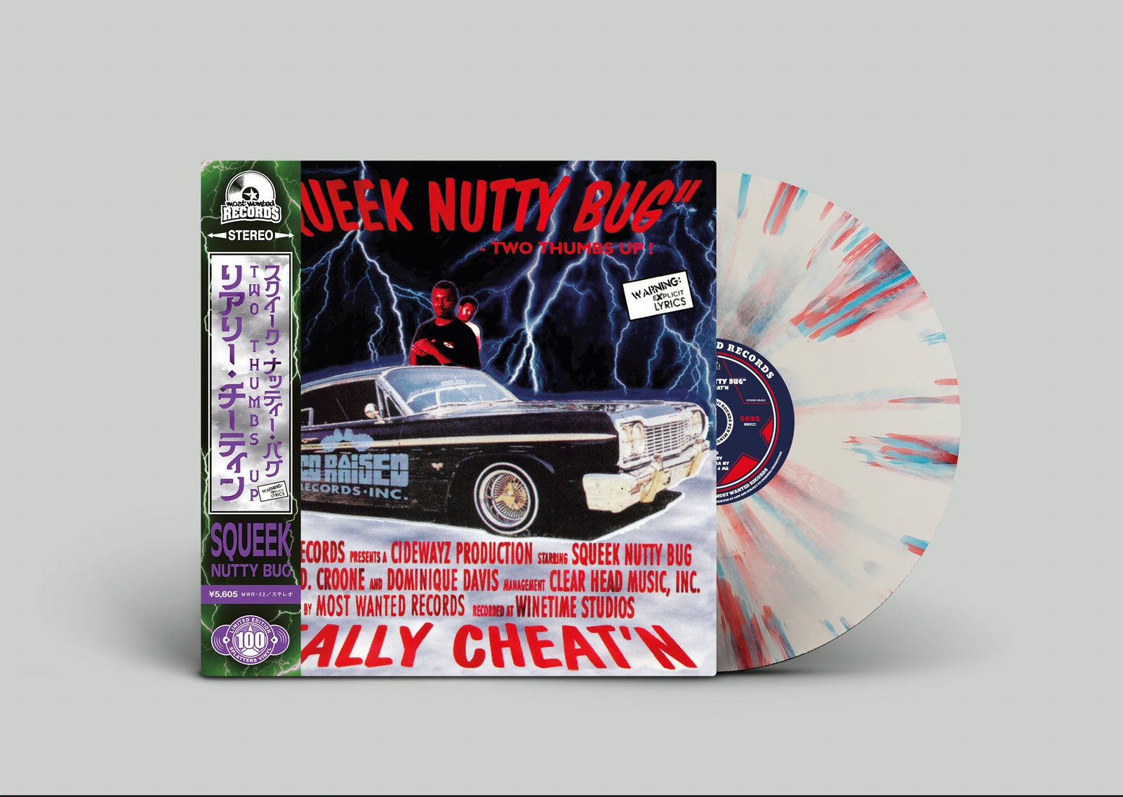 LP: SQUEEK NUTTY BUG - REALLY CHEAT'N 1995-2022 REISSUE (Seattle, WA)